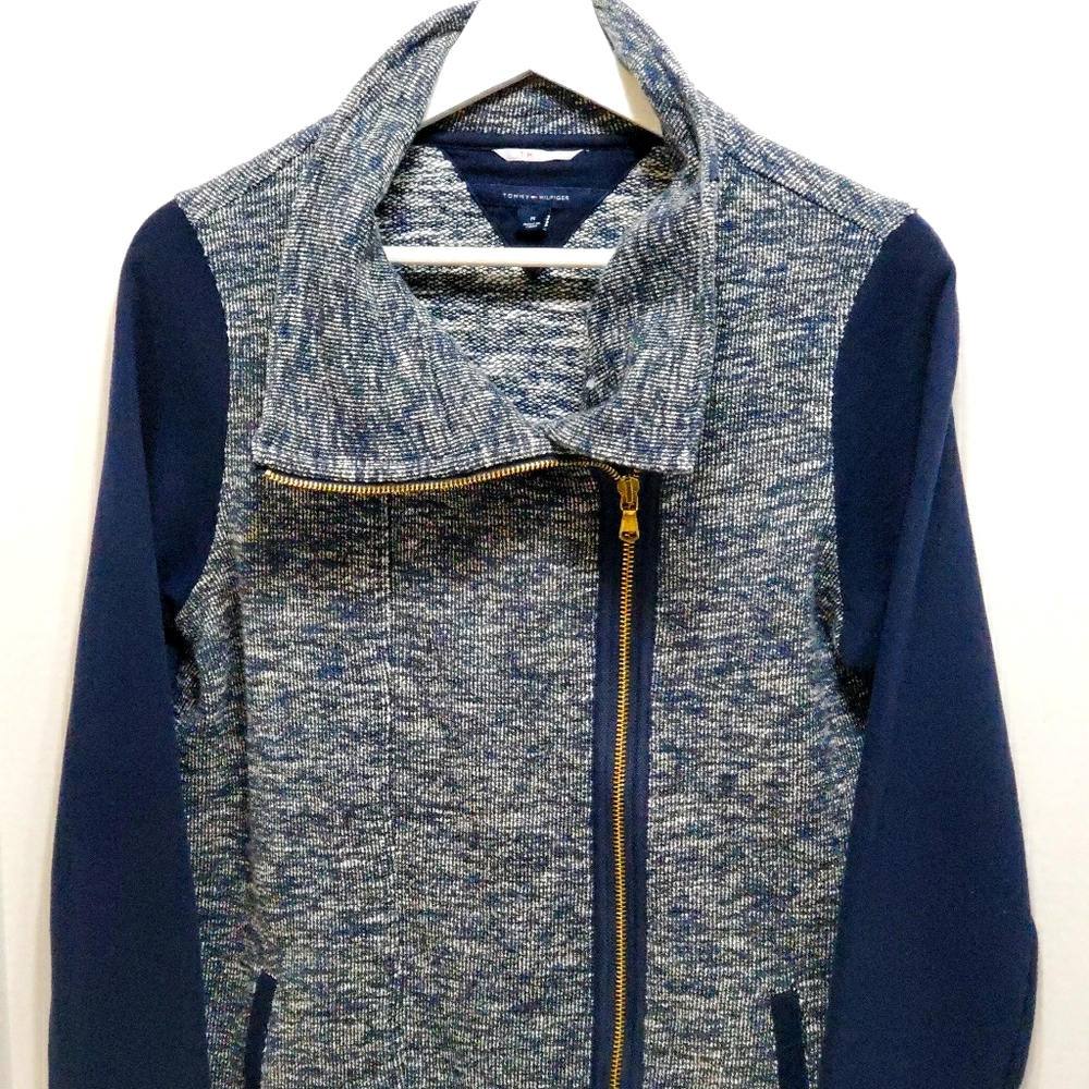 Tommy Hilfiger Athluxe Moto Jacket Size Medium